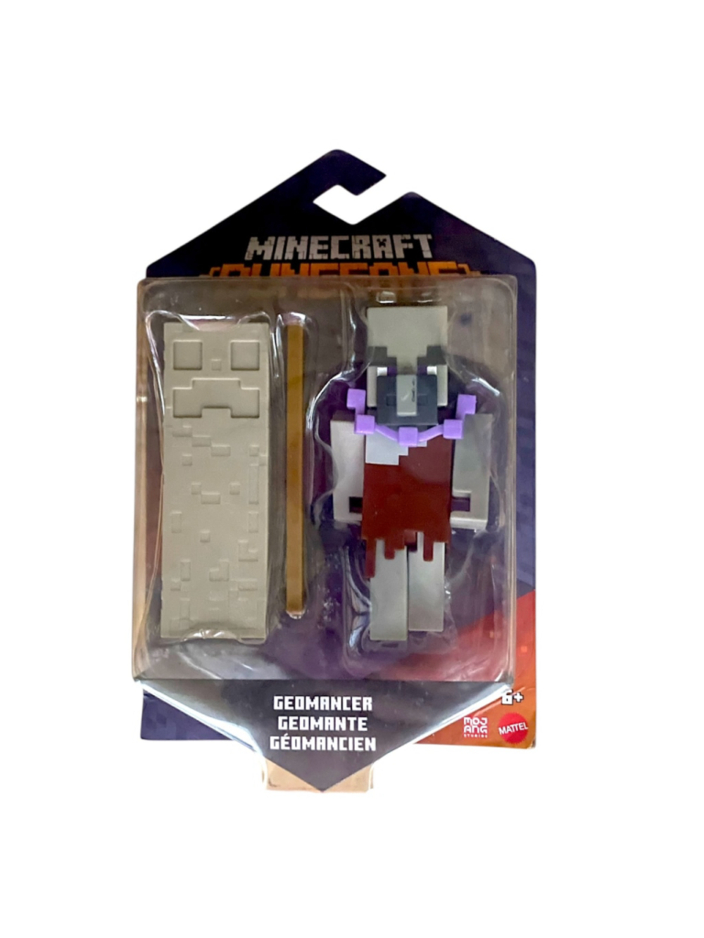 Minecraft Dungeons GEOMANCER 3.5" Craft a Block Action Figure Mattel